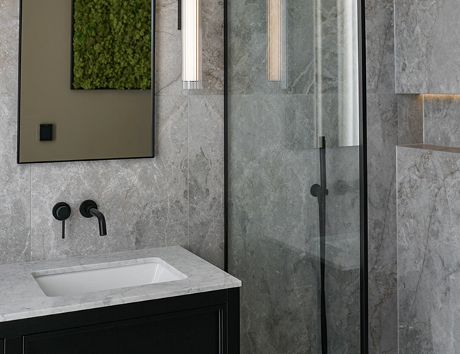 Modern bathroom installation in London
